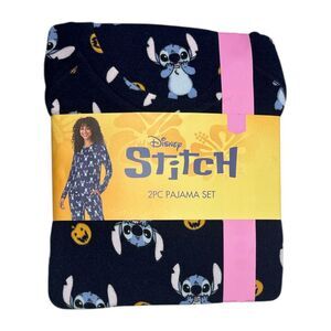 Stitch - Licensed Women's 2 Piece Long Sleeve Pullover & Jogger Lightweight Paja